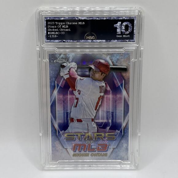 Shohei Ohtani 2023 Topps Stars Of MLB #SMLB33 Graded 10 Los Angeles Angels - Picture 1 of 2